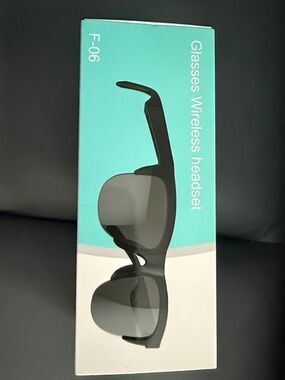 Wireless Glasses Headset - Black